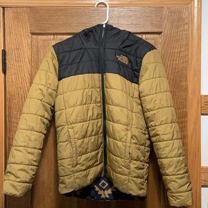 Boys 14/16 Hooded North Face Reversable Ski Jacket